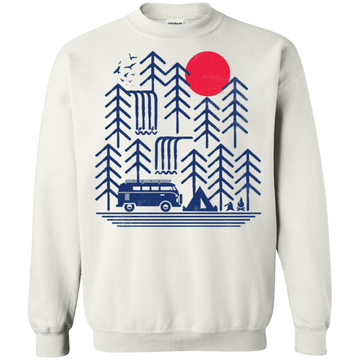 Sweatshirts White / S Road Trip Days Crewneck Sweatshirt