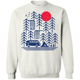 Sweatshirts White / S Road Trip Days Crewneck Sweatshirt