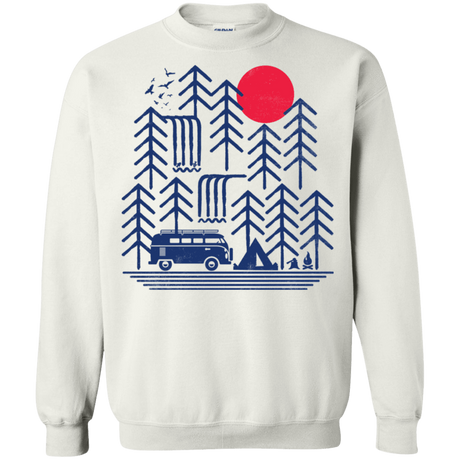 Sweatshirts White / S Road Trip Days Crewneck Sweatshirt