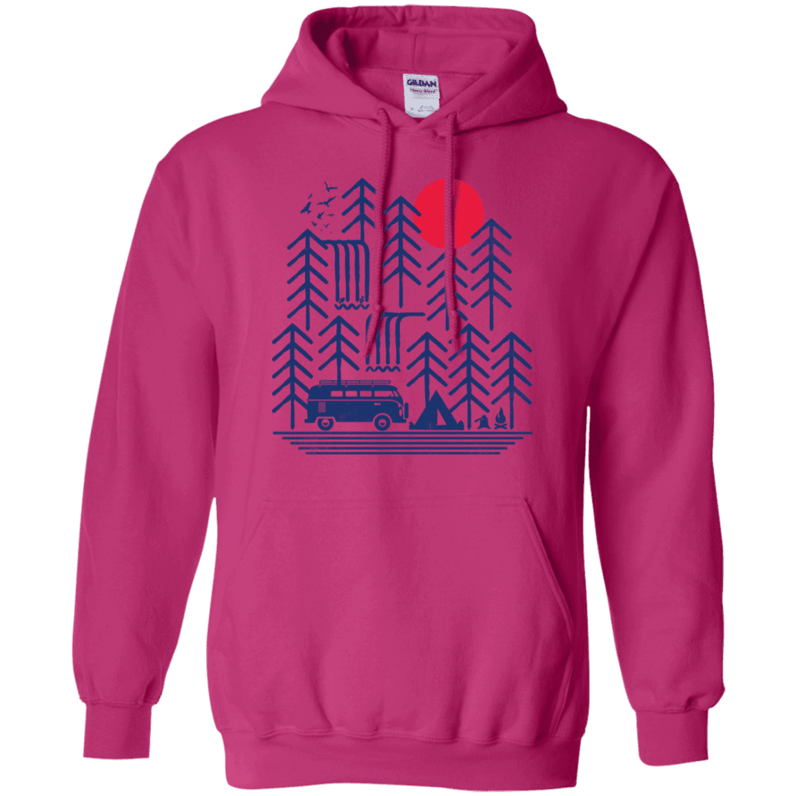 Sweatshirts Heliconia / S Road Trip Days Pullover Hoodie