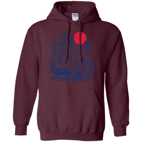 Sweatshirts Maroon / S Road Trip Days Pullover Hoodie