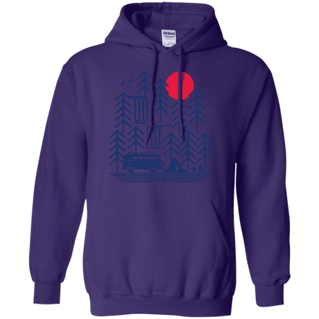 Sweatshirts Purple / S Road Trip Days Pullover Hoodie