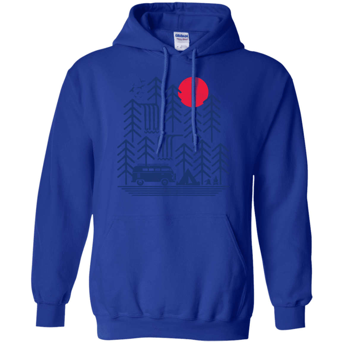 Sweatshirts Royal / S Road Trip Days Pullover Hoodie