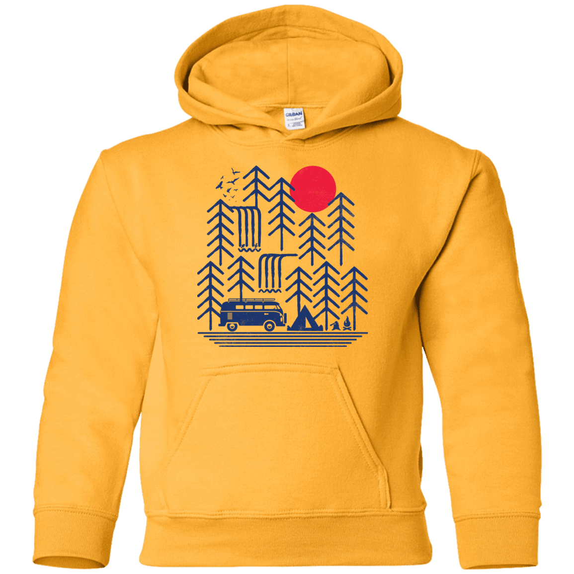 Sweatshirts Gold / YS Road Trip Days Youth Hoodie