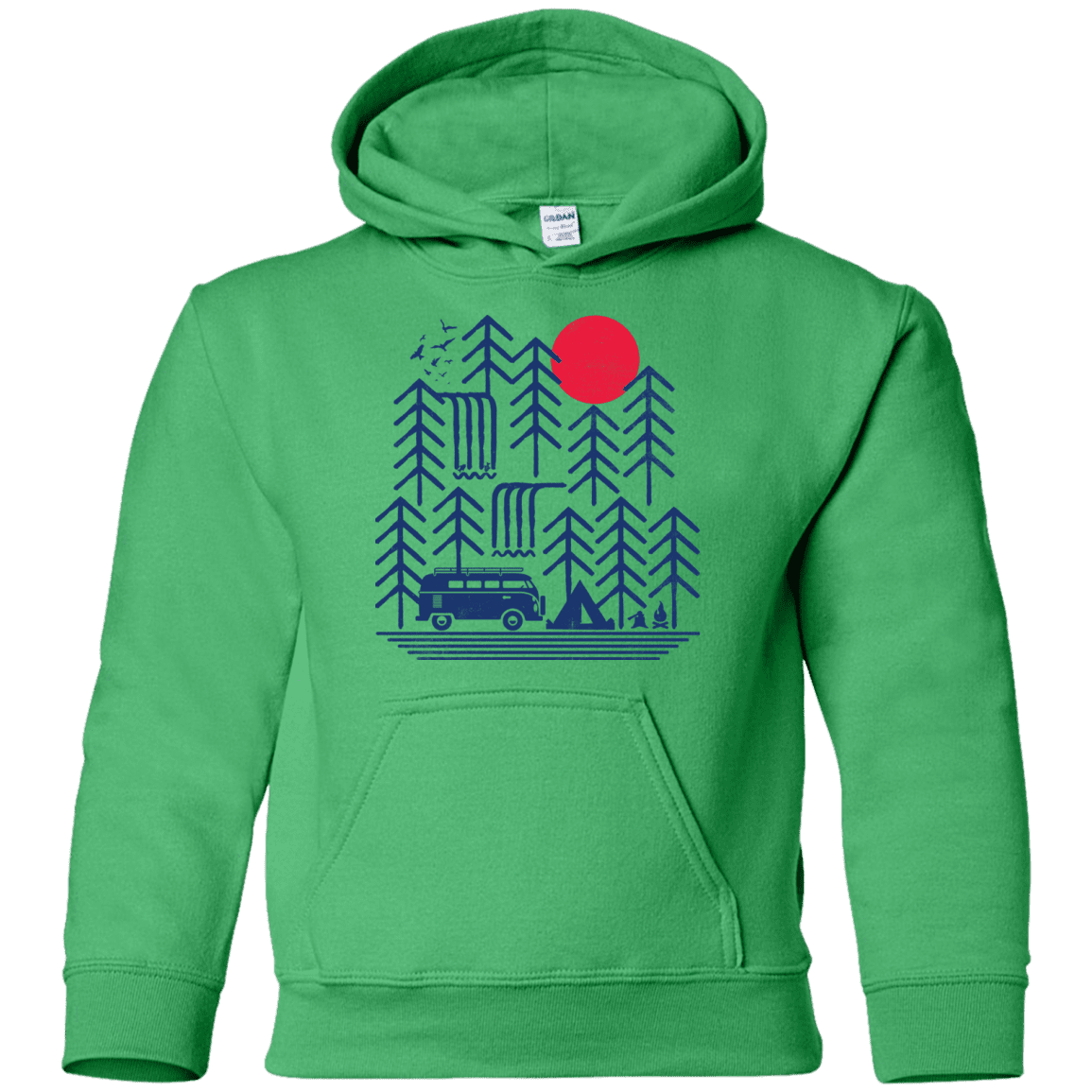 Sweatshirts Irish Green / YS Road Trip Days Youth Hoodie