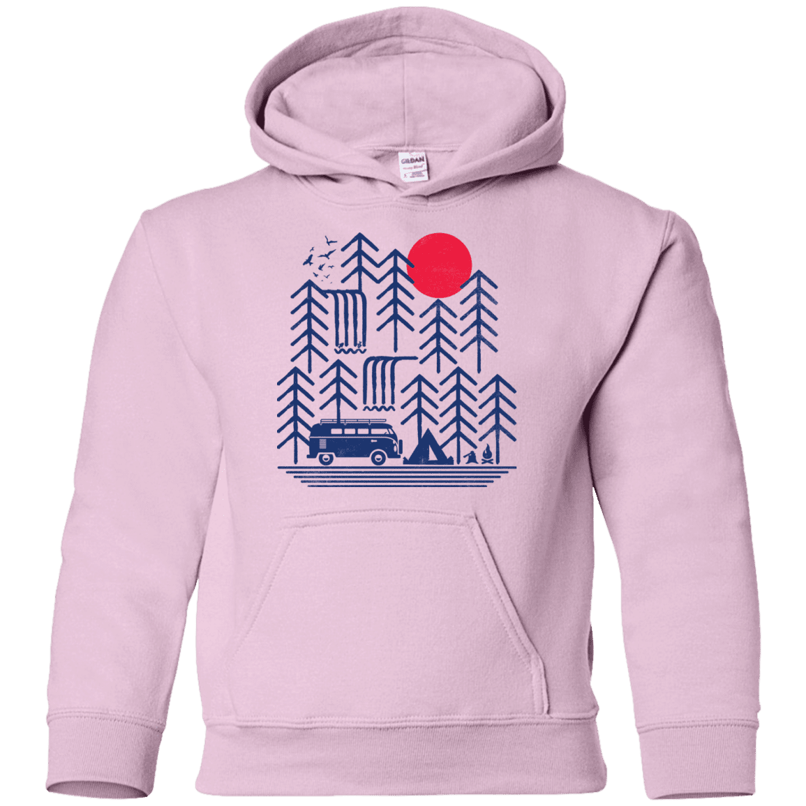 Sweatshirts Light Pink / YS Road Trip Days Youth Hoodie