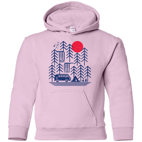 Sweatshirts Light Pink / YS Road Trip Days Youth Hoodie