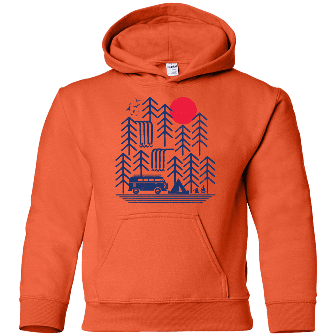 Sweatshirts Orange / YS Road Trip Days Youth Hoodie