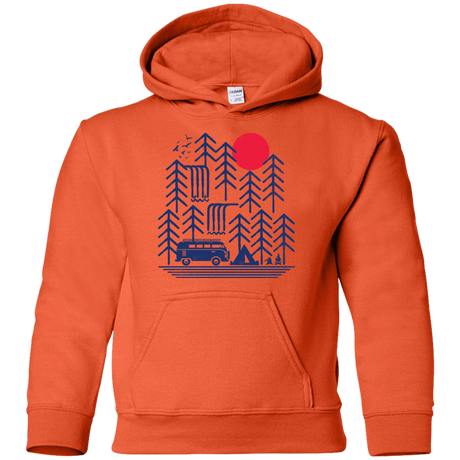 Sweatshirts Orange / YS Road Trip Days Youth Hoodie