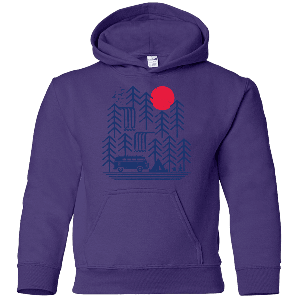 Sweatshirts Purple / YS Road Trip Days Youth Hoodie