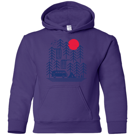 Sweatshirts Purple / YS Road Trip Days Youth Hoodie