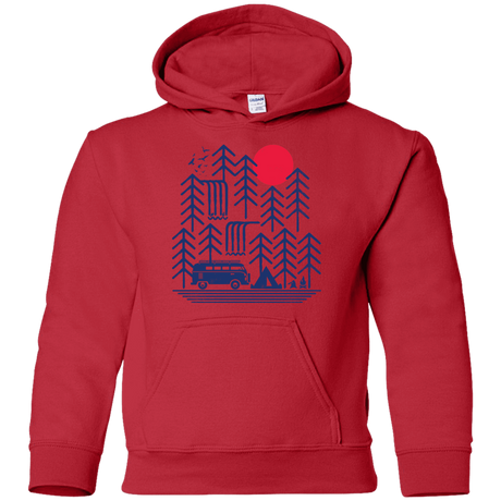 Sweatshirts Red / YS Road Trip Days Youth Hoodie