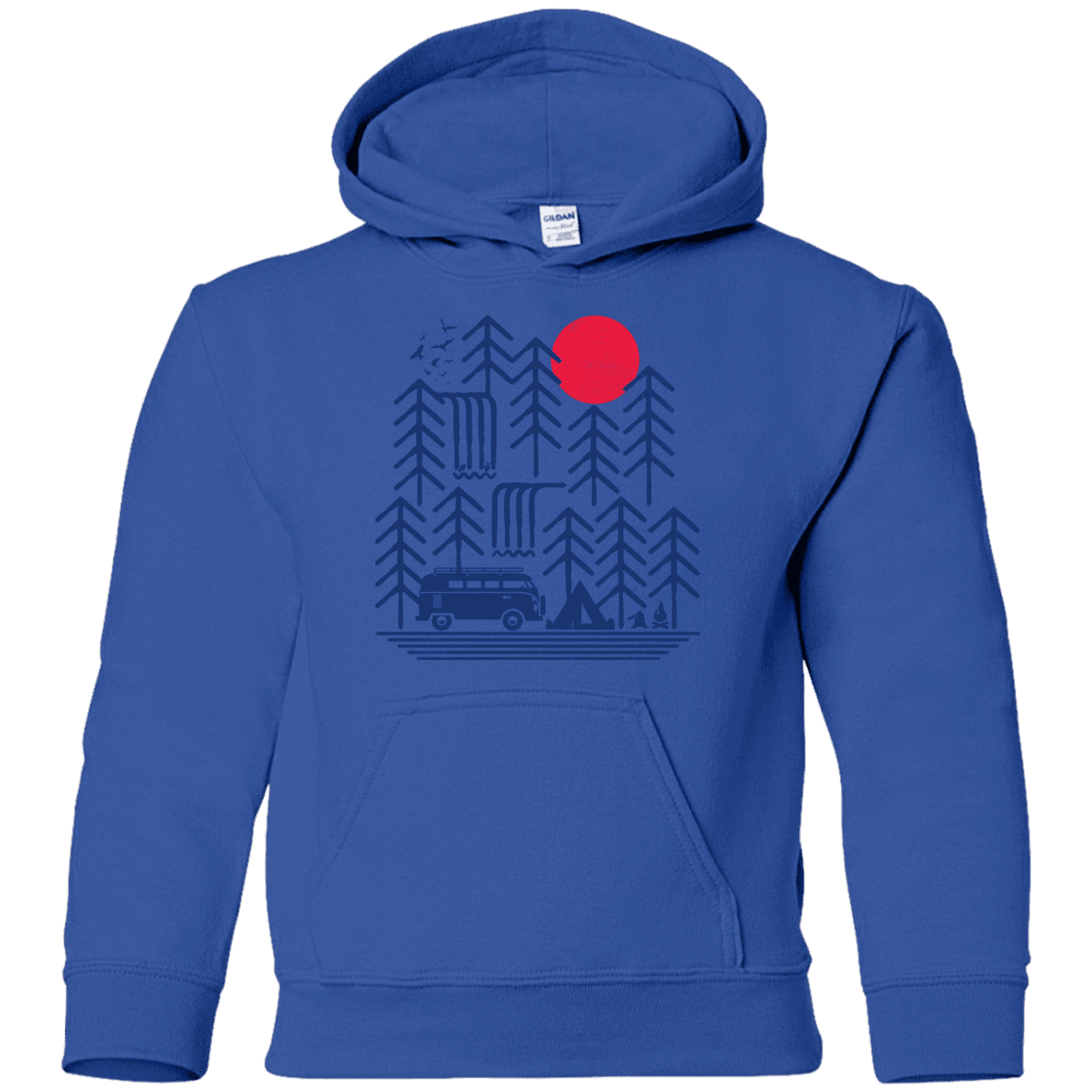 Sweatshirts Royal / YS Road Trip Days Youth Hoodie