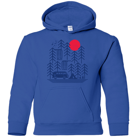 Sweatshirts Royal / YS Road Trip Days Youth Hoodie