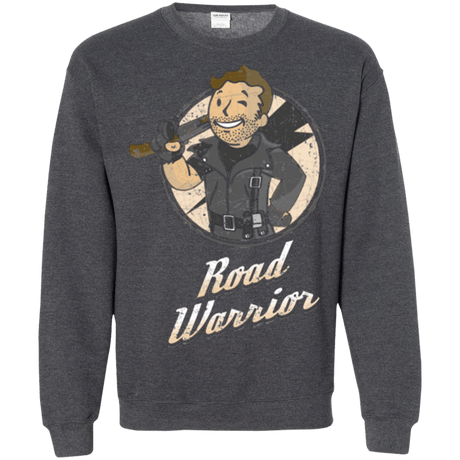 Sweatshirts Dark Heather / Small Road Warrior Crewneck Sweatshirt