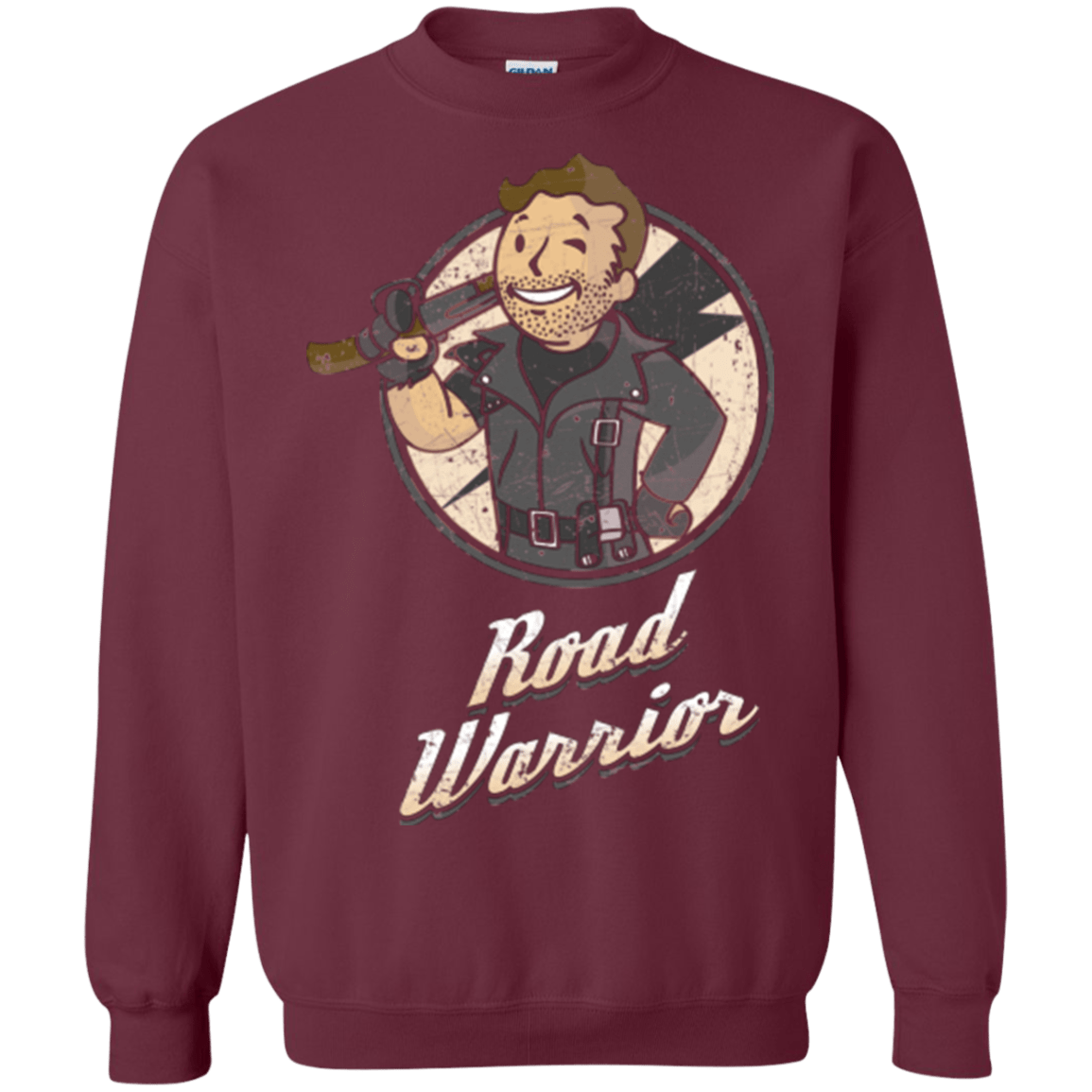 Sweatshirts Maroon / Small Road Warrior Crewneck Sweatshirt