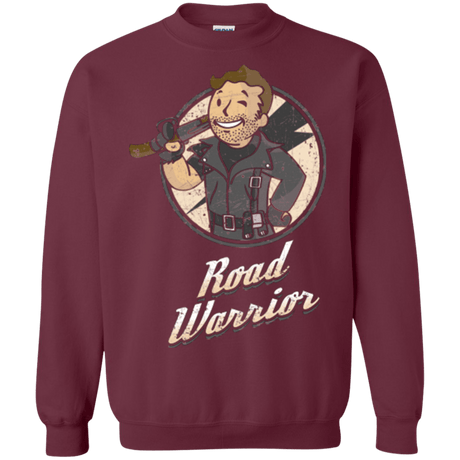 Sweatshirts Maroon / Small Road Warrior Crewneck Sweatshirt
