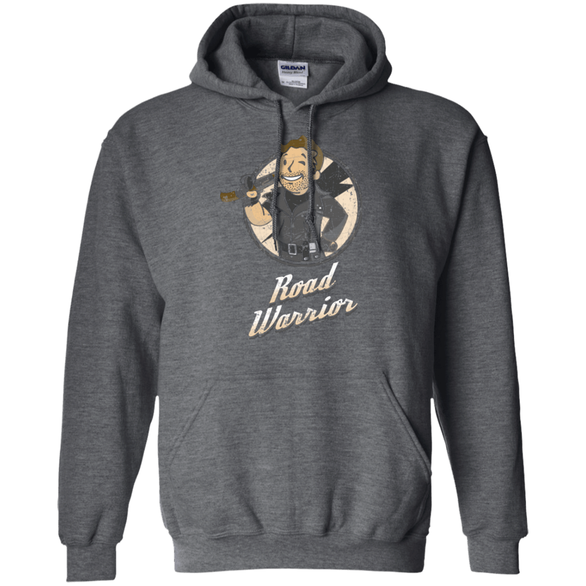 Sweatshirts Dark Heather / Small Road Warrior Pullover Hoodie