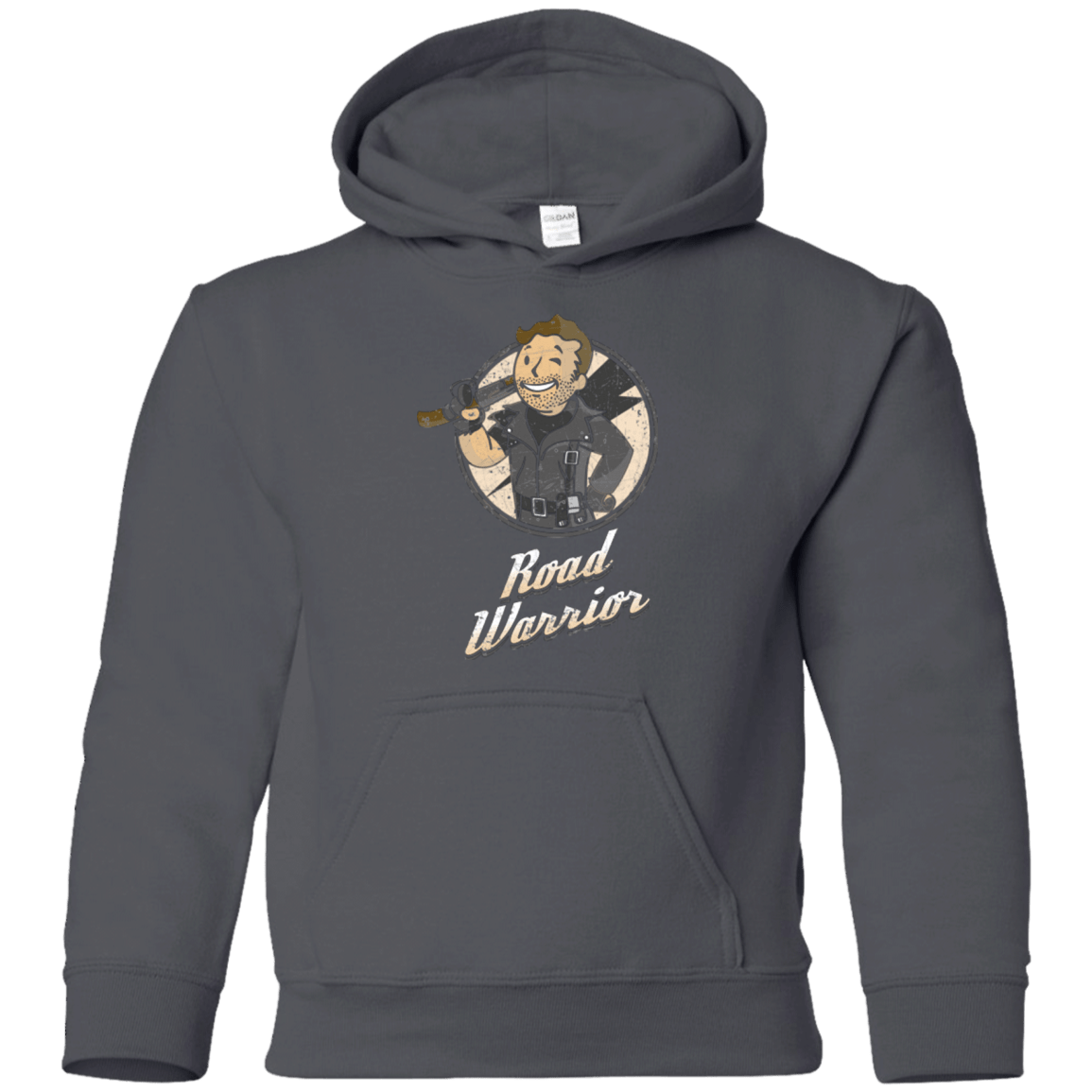 Sweatshirts Charcoal / YS Road Warrior Youth Hoodie