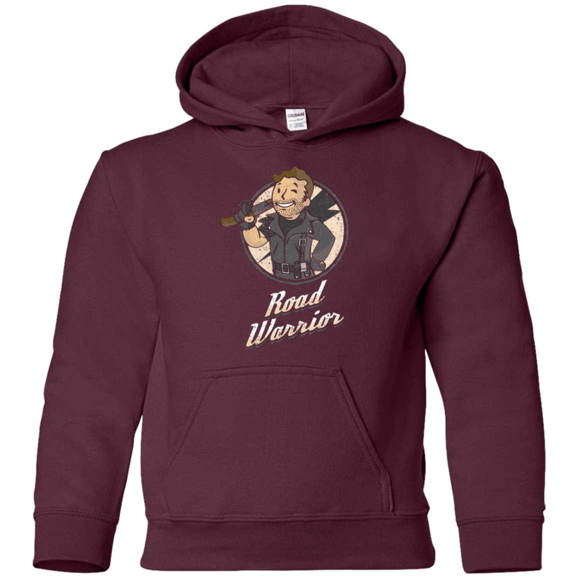 Sweatshirts Maroon / YS Road Warrior Youth Hoodie