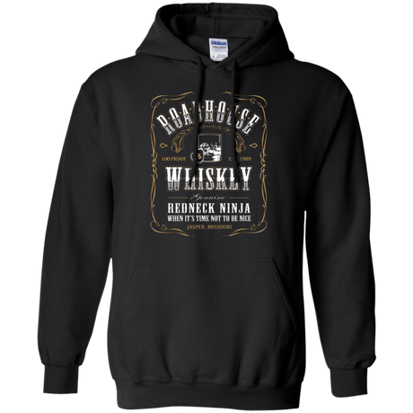 Sweatshirts Black / Small Roadhouse Whiskey Pullover Hoodie