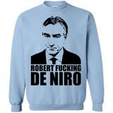 Sweatshirts Light Blue / Small Robert Fucking DeNiro Crewneck Sweatshirt