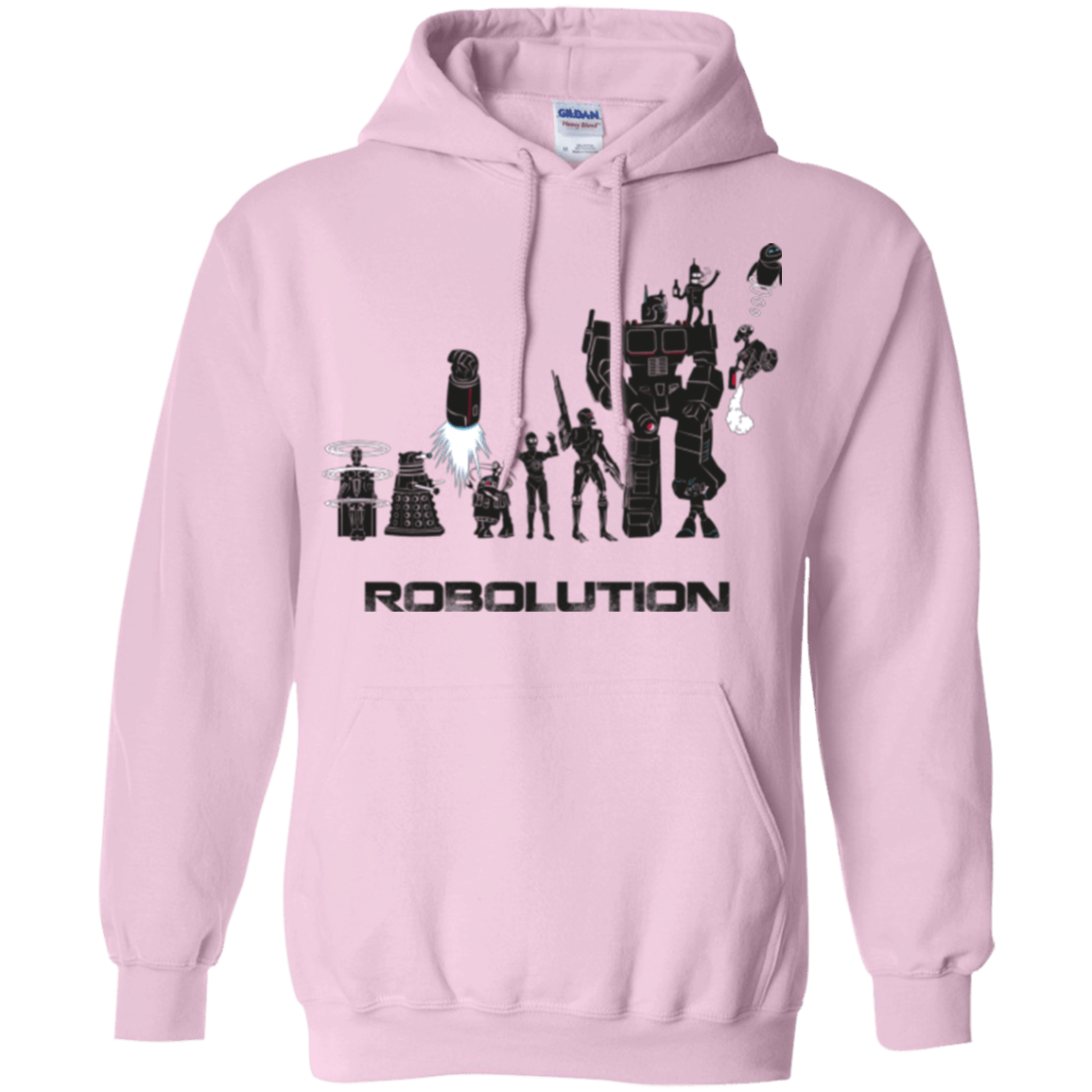 Sweatshirts Light Pink / Small Robolution Pullover Hoodie