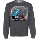 Sweatshirts Dark Heather / S Robot Cleaner Crewneck Sweatshirt