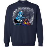 Sweatshirts Navy / S Robot Cleaner Crewneck Sweatshirt