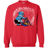 Sweatshirts Red / S Robot Cleaner Crewneck Sweatshirt