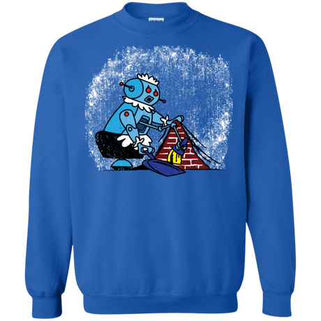 Sweatshirts Royal / S Robot Cleaner Crewneck Sweatshirt