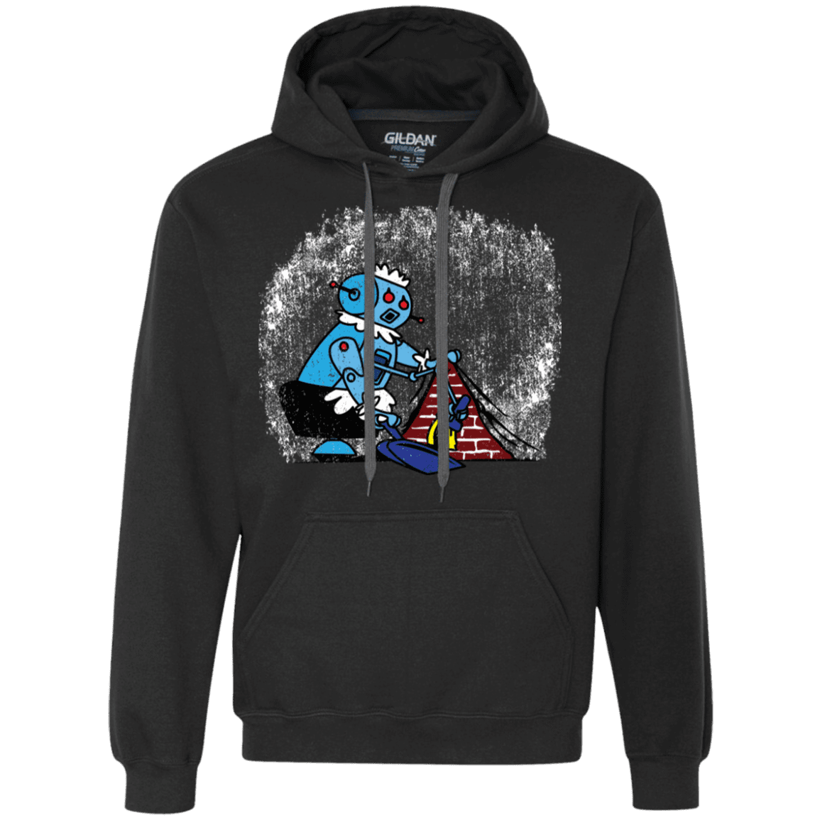 Sweatshirts Black / S Robot Cleaner Premium Fleece Hoodie