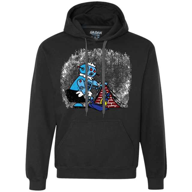 Sweatshirts Black / S Robot Cleaner Premium Fleece Hoodie