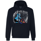 Sweatshirts Navy / S Robot Cleaner Premium Fleece Hoodie