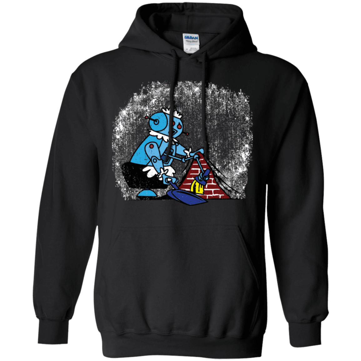 Sweatshirts Black / S Robot Cleaner Pullover Hoodie