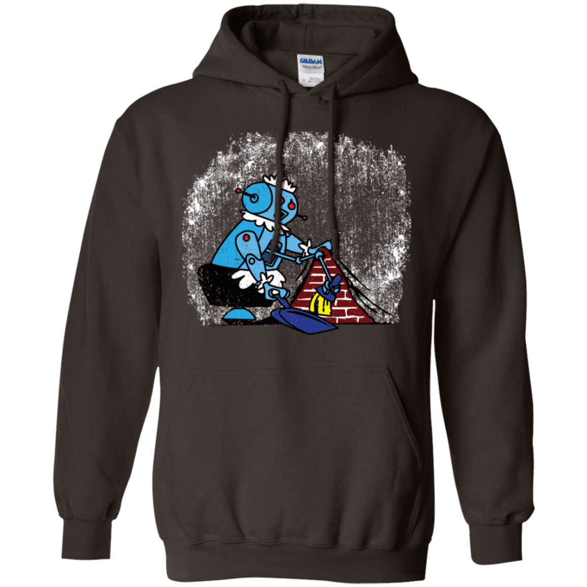 Sweatshirts Dark Chocolate / S Robot Cleaner Pullover Hoodie