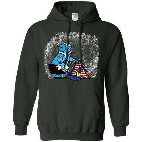 Sweatshirts Forest Green / S Robot Cleaner Pullover Hoodie