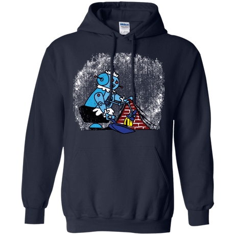 Sweatshirts Navy / S Robot Cleaner Pullover Hoodie