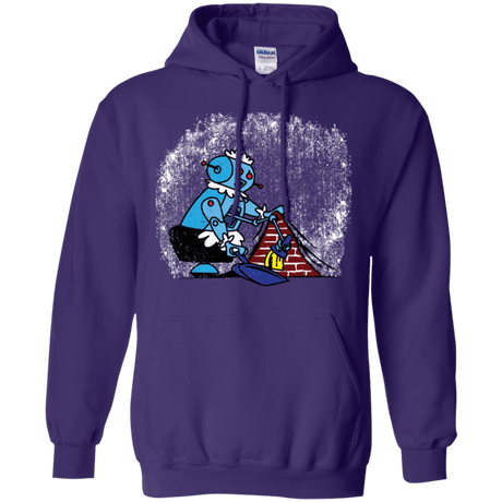 Sweatshirts Purple / S Robot Cleaner Pullover Hoodie