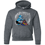 Sweatshirts Dark Heather / YS Robot Cleaner Youth Hoodie