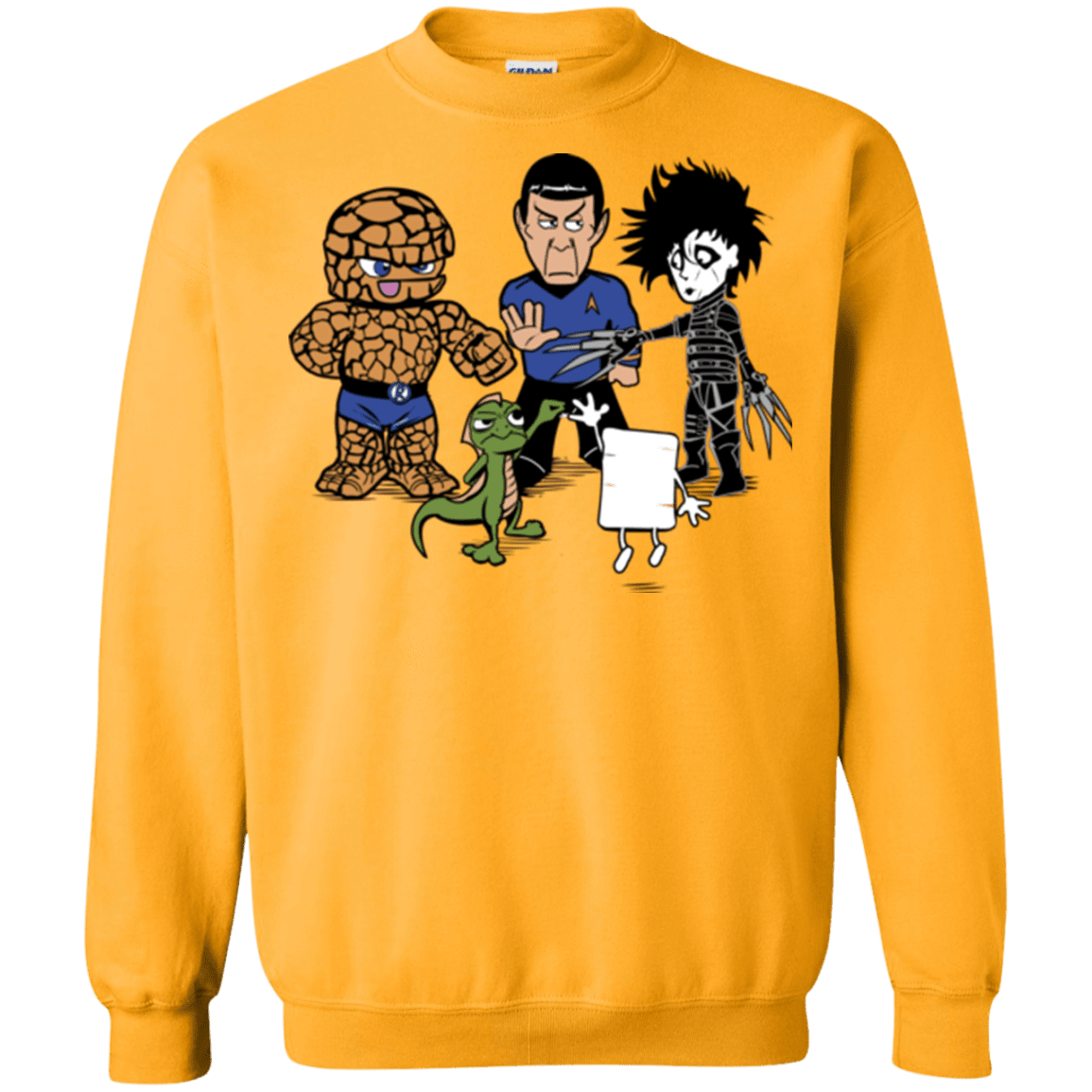 Sweatshirts Gold / Small Rock Paper Scissors Crewneck Sweatshirt