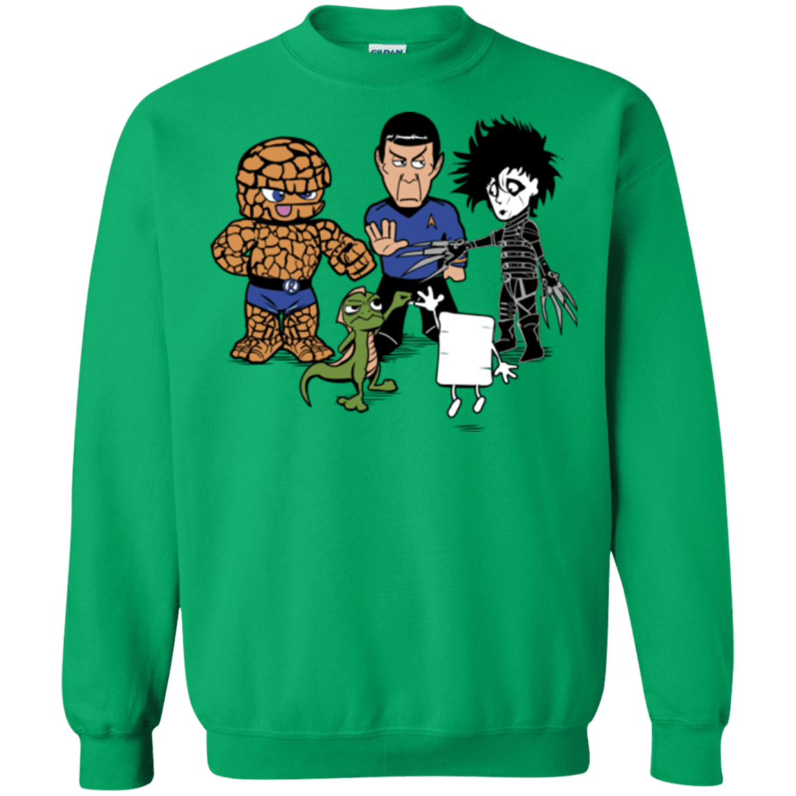 Sweatshirts Irish Green / Small Rock Paper Scissors Crewneck Sweatshirt