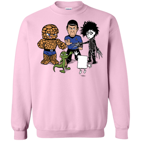 Sweatshirts Light Pink / Small Rock Paper Scissors Crewneck Sweatshirt