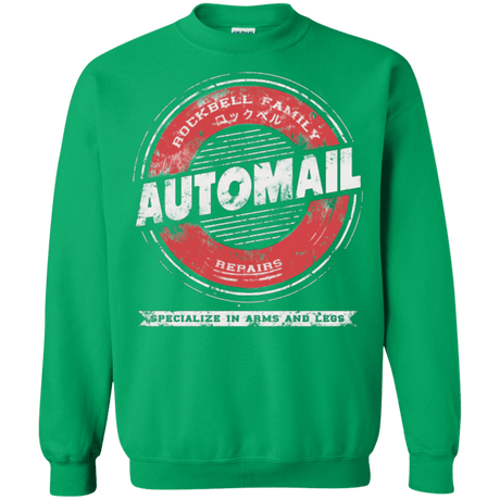 Sweatshirts Irish Green / Small Rockbell Automail Crewneck Sweatshirt