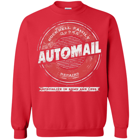 Sweatshirts Red / Small Rockbell Automail Crewneck Sweatshirt