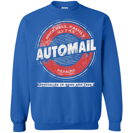 Sweatshirts Royal / Small Rockbell Automail Crewneck Sweatshirt