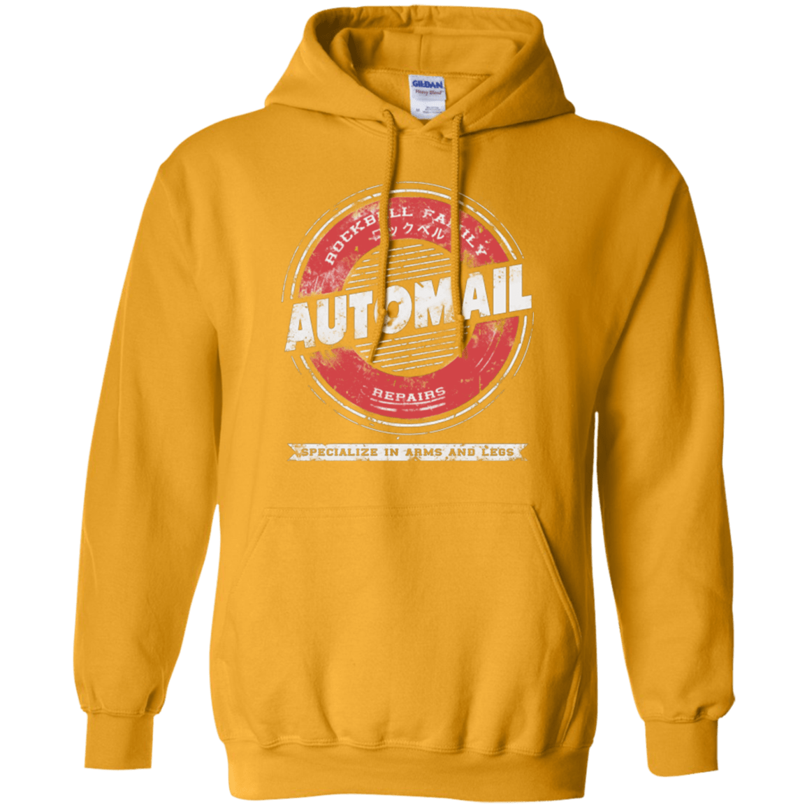 Sweatshirts Gold / Small Rockbell Automail Pullover Hoodie