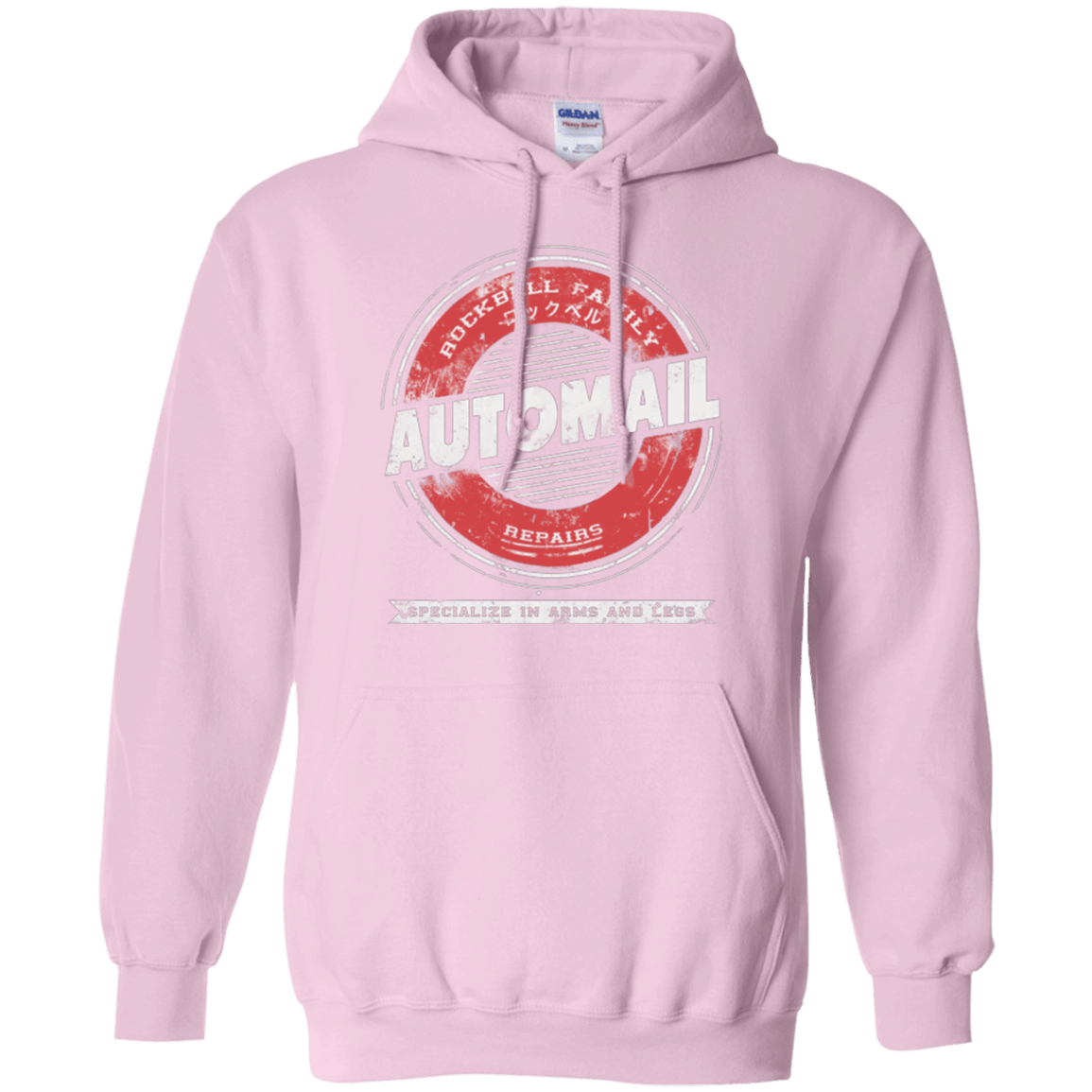 Sweatshirts Light Pink / Small Rockbell Automail Pullover Hoodie