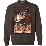 Sweatshirts Dark Chocolate / Small Rockee Sockem Crewneck Sweatshirt