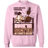 Sweatshirts Light Pink / Small Rockee Sockem Crewneck Sweatshirt